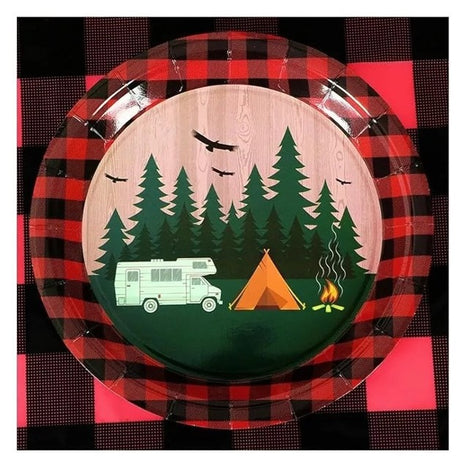Set 10 Farfurii Unica Folosinta 23 Cm | HollyParty 2 - vivimall.ro