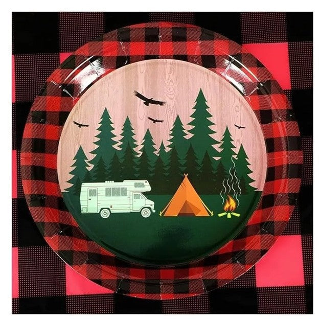 Set 10 Farfurii Unica Folosinta 23 Cm | HollyParty 2 - vivimall.ro