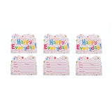 Set 10 Invitatii pentru Petrecere, Vivimall, Model Happy Everyday, 17 x 12 cm, Multicolor - vivimall.ro