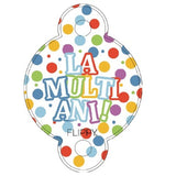 Set 10 Paie, Vivimall, Colectia LA MULTI ANI, 27 x 7 cm, din Carton/Plastic, Multicolor - vivimall.ro