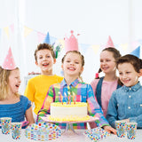 Set 10 Paie, Vivimall, Colectia LA MULTI ANI, 27 x 7 cm, din Carton/Plastic, Multicolor - vivimall.ro