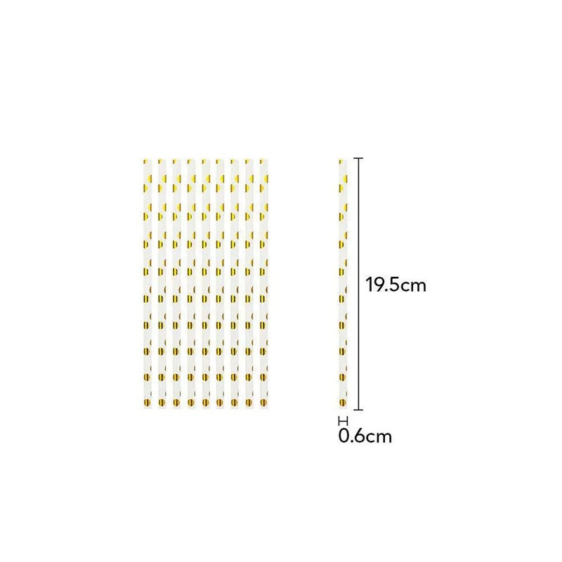 Set 10 Paie, Din Hartie, 19.5 Cm - vivimall.ro