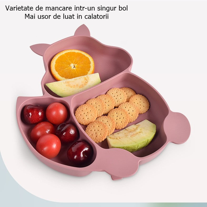 Set Hranire Bebelusi, Antialunecare si Ergonomic | HappyKid - vivimall.ro
