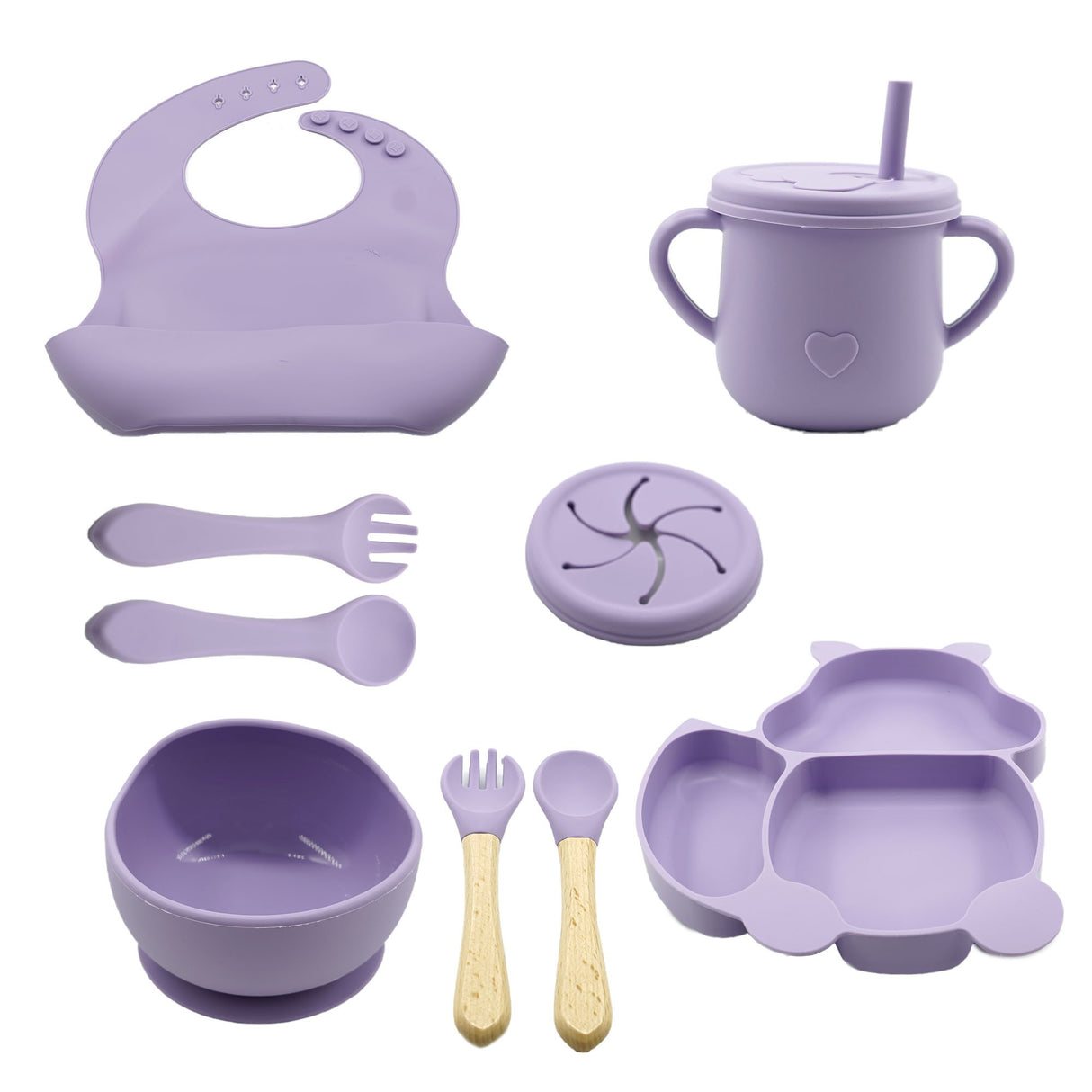 Set Hranire Bebelusi, Antialunecare si Ergonomic | HappyKid - vivimall.ro