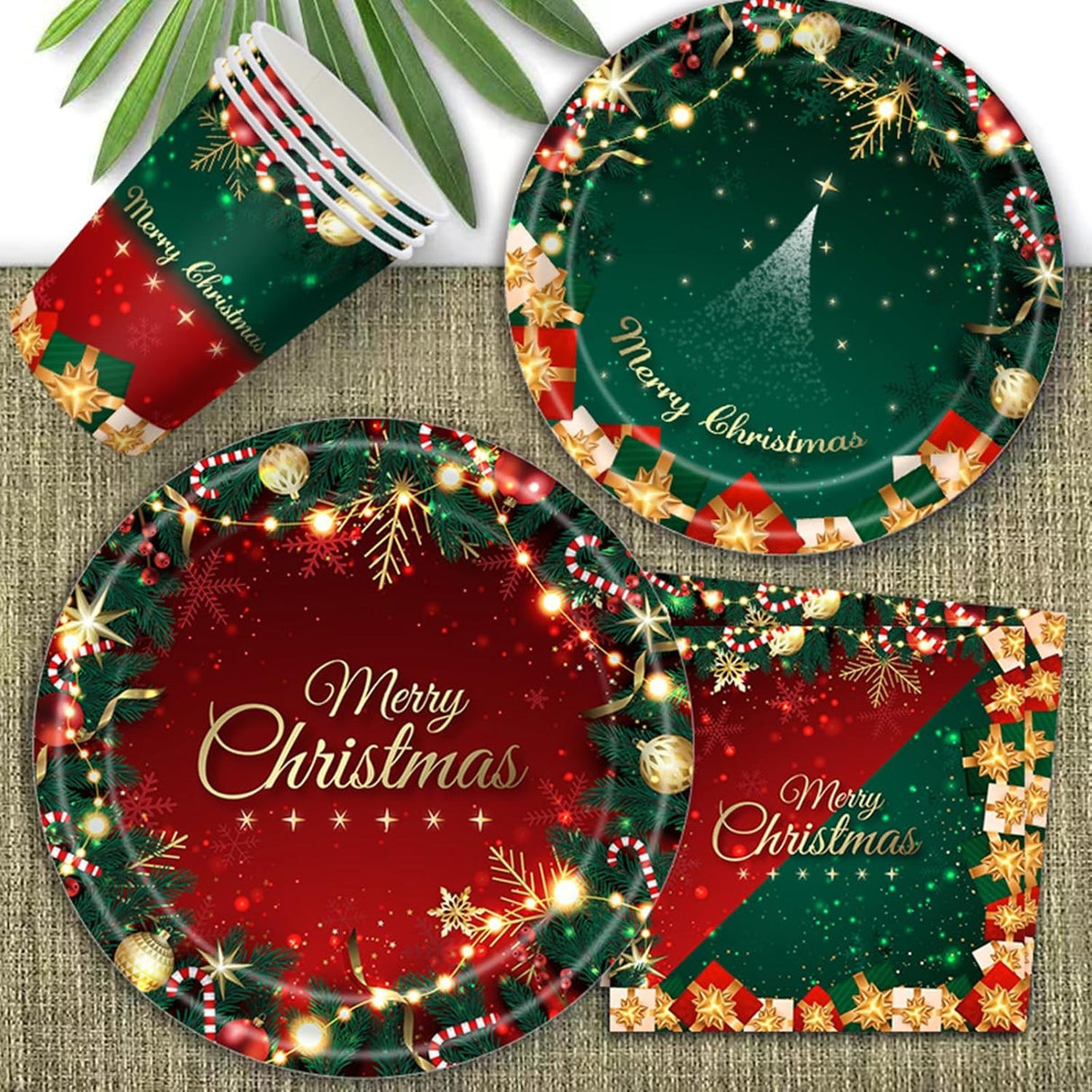 Set 119 Piese Masa De Craciun | MagicXmas - vivimall.ro