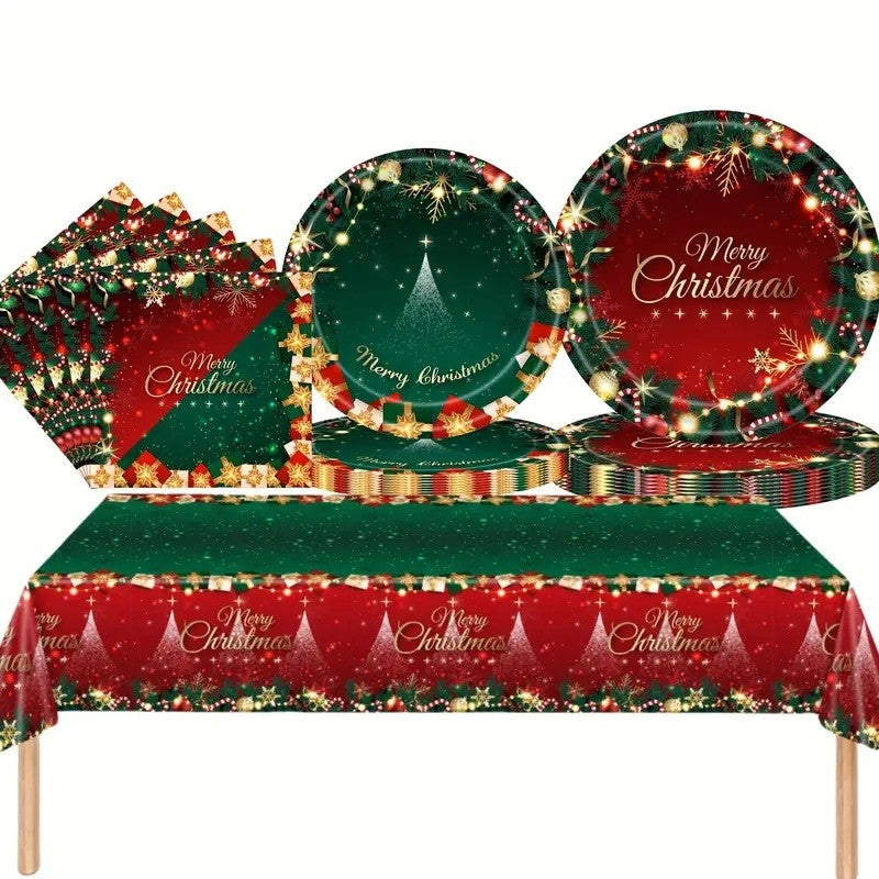 Set 119 Piese Masa De Craciun | MagicXmas - vivimall.ro