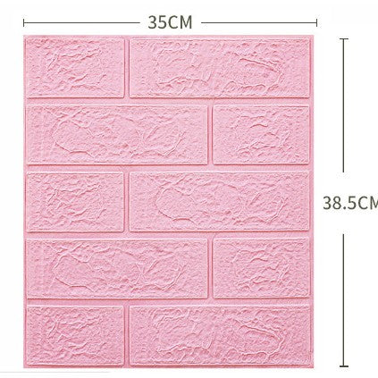 Set 10 Placi Tapet 3D Caramida 35X38 Cm | UrbanStone