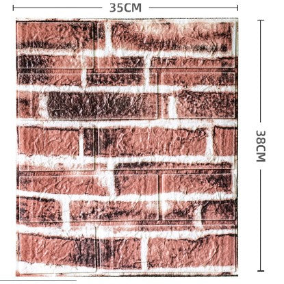Set 10 Placi Tapet 3D Vivimall,  35 x 38 cm, 3 mm, 1.33 mp, Tip - vivimall.ro