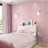Set 10 Placi Tapet 3D, 35 X 38 Cm, Grosime 3 Mm, Din Polietilena, Model Caramida, Suprafata Acoperita 1.33 Mp - vivimall.ro