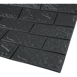 Set 10 Placi Tapet 3D, 35 X 38 Cm, Grosime 3 Mm, Din Polietilena, Model Caramida, Suprafata Acoperita 1.33 Mp - vivimall.ro