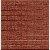 Set 10 Placi Tapet 3D, 35 X 38 Cm, Grosime 3 Mm, Din Polietilena, Model Caramida, Suprafata Acoperita 1.33 Mp - vivimall.ro