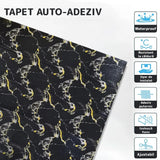 Set 10 Placi Tapet 3D, 70 X 70 Cm, Grosime 3 Mm, Din Rasina, Tip Placi De Lemn, Suprafata Acoperita 4.9 Mp - vivimall.ro