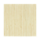 Set 10 Placi Tapet 3D, 70 X 70 Cm, Grosime 3 Mm, Din Rasina, Tip Placi De Lemn, Suprafata Acoperita 4.9 Mp - vivimall.ro