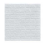 Set 10 Placi Tapet 3D, 70 X 77 Cm, Grosime 3 Mm, Din Polietilena, Model Caramida, Suprafata Acoperita 5.3 Mp - vivimall.ro