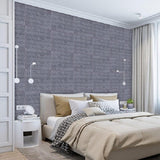 Set 10 Placi Tapet 3D, 70 X 77 Cm, Grosime 3 Mm, Din Polietilena, Model Caramida, Suprafata Acoperita 5.3 Mp - vivimall.ro