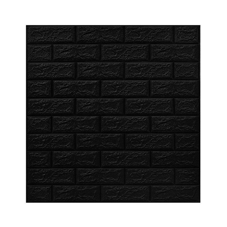 Set 10 Placi Tapet 3D, 70 X 77 Cm, Grosime 3 Mm, Din Polietilena, Model Caramida, Suprafata Acoperita 5.3 Mp - vivimall.ro