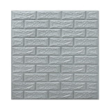 Set 10 Placi Tapet 3D, 70 X 77 Cm, Grosime 3 Mm, Din Polietilena, Model Caramida, Suprafata Acoperita 5.3 Mp - vivimall.ro