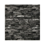 Set 10 Placi Tapet 3D, Vivimall, 70 x 77 cm, Grosime 3 mm, din Polietilena, Model Caramida, Suprafata acoperita 5.3 mp, Gri Inchis - vivimall.ro