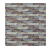 Set 10 Placi Tapet 3D, Vivimall, 70 x 77 cm, Grosime 3 mm, din Polietilena, Model Caramida, Suprafata acoperita 5.3 mp, Piatra Colorata - vivimall.ro