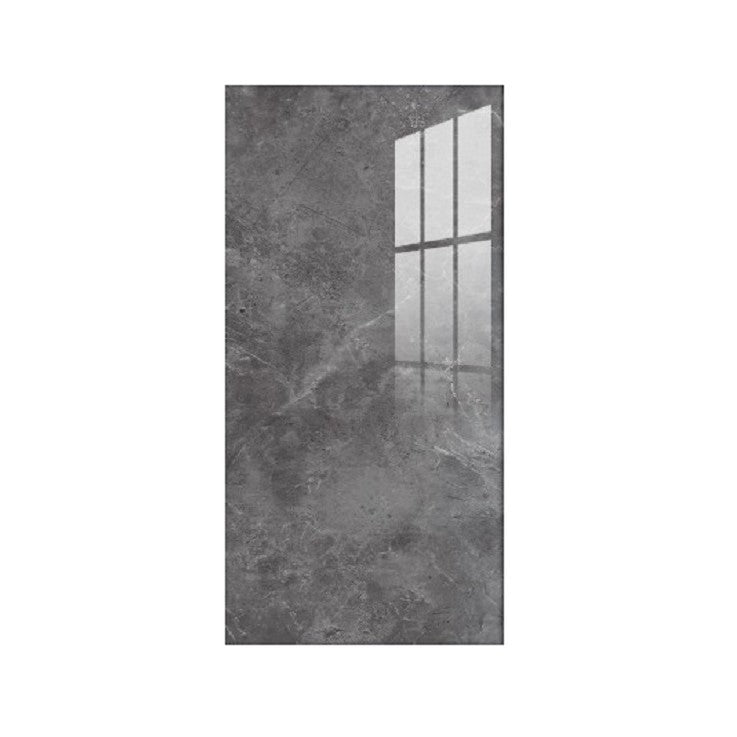 Set 10 Placi Tapet, Vivimall, 60 x 30 cm, Grosime 1.5 mm, din PVC, Model Imitatie de Marmura, Suprafata acoperita 1.8 mp, Gri Inchis - vivimall.ro