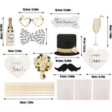 Set 10 Accesorii Pentru Petrecere, Props Pentru Coltul De Poze, Tematica Nunta - vivimall.ro