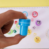 Set 10 Stampile, Vivimall, pentru Copii 4-6 Ani, Model Printese din Desene, 20 x 5 x 2 cm, Multicolor - vivimall.ro