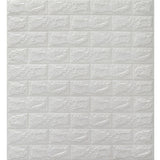 Set 10 Stickere De Perete, Autoadezive, 70 X 77 Cm, 3.5 Mm Grosime, Suprafata Acoperita 5.3 Mp, Din Pvc, Model Caramida - vivimall.ro