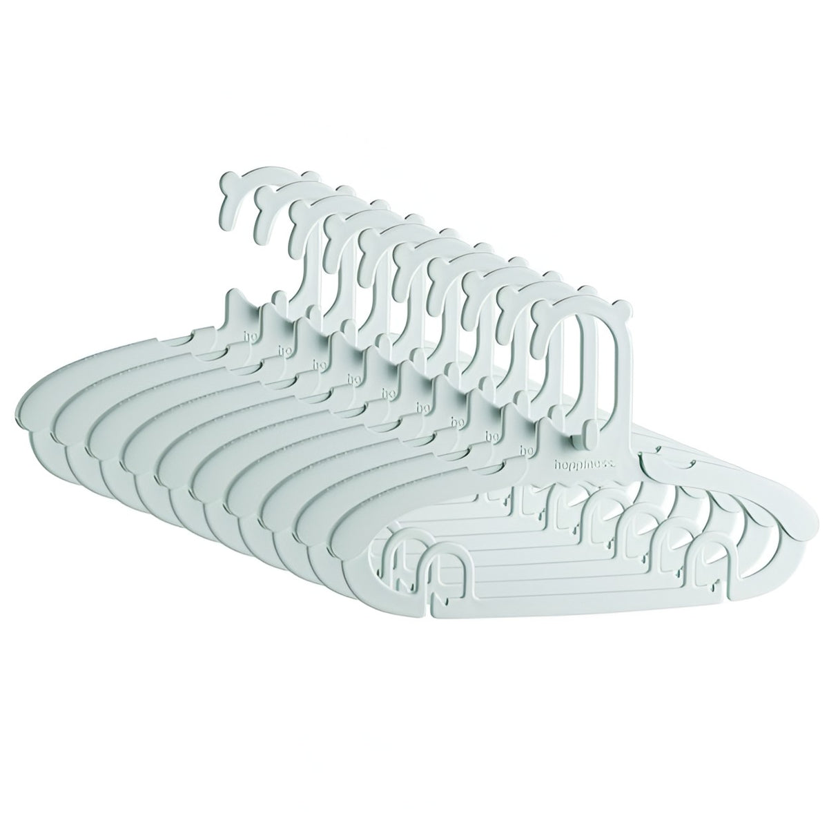 Set 10 Umerase Pentru Copii, Potrivite Pentru Uscarea Si Depozitarea Hainelor De Bebelusi, 28X16.7 Cm - vivimall.ro