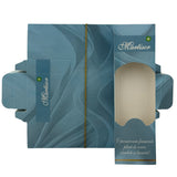 Set 100 Bucati Ambalaje de Carton pentru Martisoare, Vivimall, Cutii Brosa, Model Primavara, Albastru - vivimall.ro