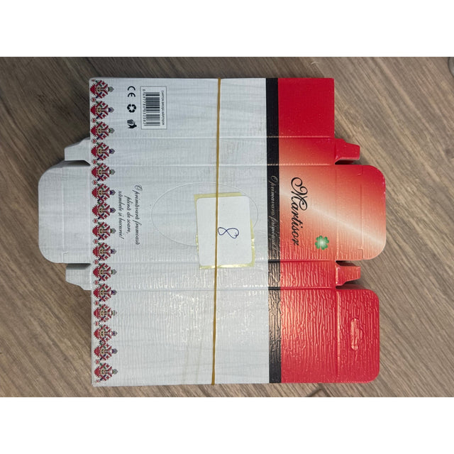 Set 100 Bucati Ambalaj Martisor/Brosa Rosu cu Motive Populare - vivimall.ro