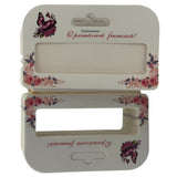 Set 100 Bucati Ambalaje de Carton pentru Martisor, Vivimall, Cutii Bratara, Model Fluturi Mov - vivimall.ro