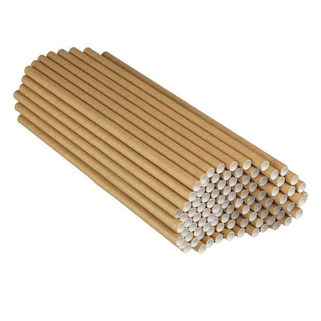 Set 100 Paie Din Hartie Kraft | BioParty - vivimall.ro