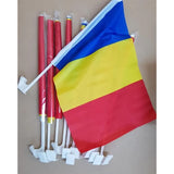Set 1000 Steaguri Tricolor Auto, Stegulet, Drapel - vivimall.ro
