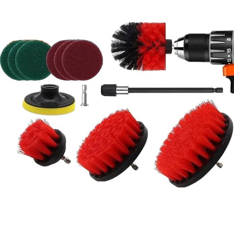 Set 12 accesorii curățare auto, interior și exterior | AutoClean - vivimall.ro