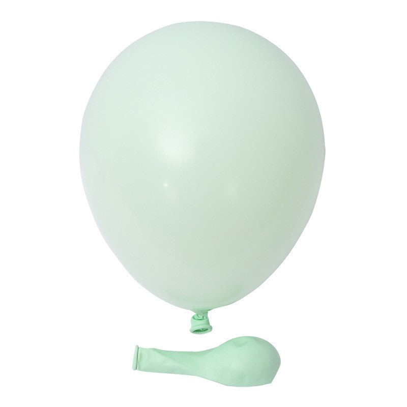 Set 12 Baloane, Flippy, din Latex Macaroon, 30 cm, Verde - vivimall.ro