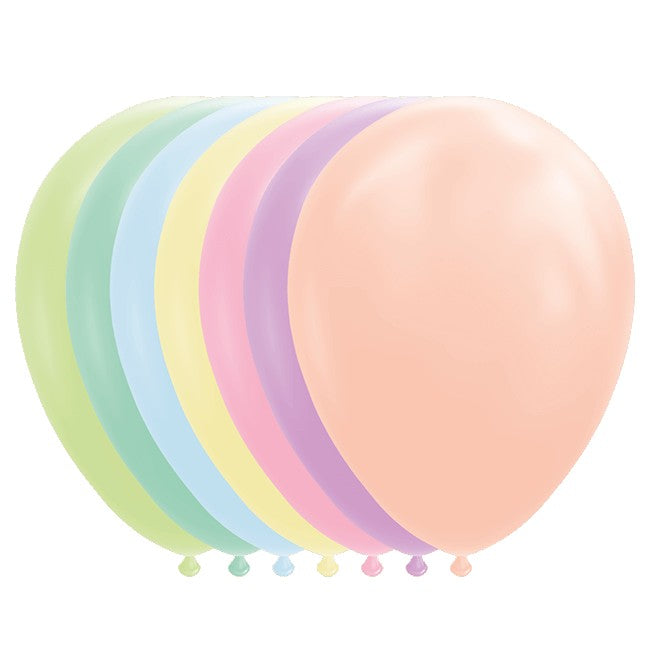 Set 12 Baloane, Flippy, din Latex Macaroon, 30 cm, Verde - vivimall.ro