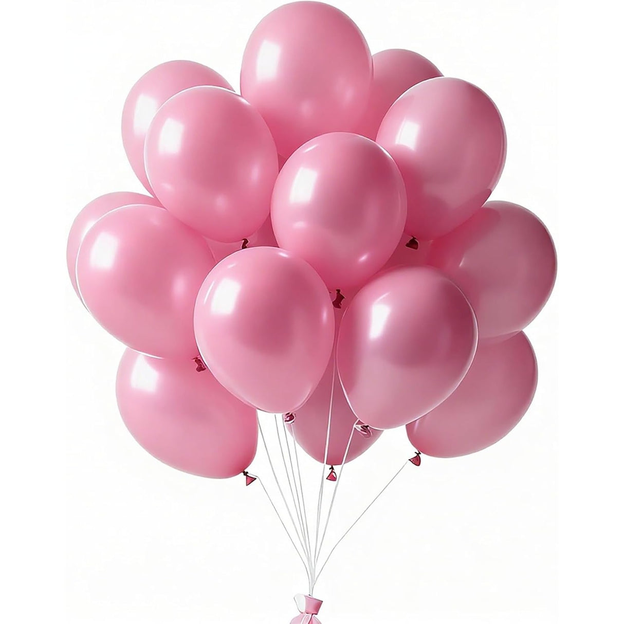 Set 12 Baloane, Flippy, din Latex Standard, 13 cm, Roz Deschis - vivimall.ro