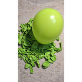 Set 12 Baloane, Flippy, din Latex Standard, 13 cm, Verde Lime - vivimall.ro