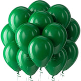 Set 12 Baloane, Flippy, din Latex Standard, 25 cm, Verde Inchis - vivimall.ro