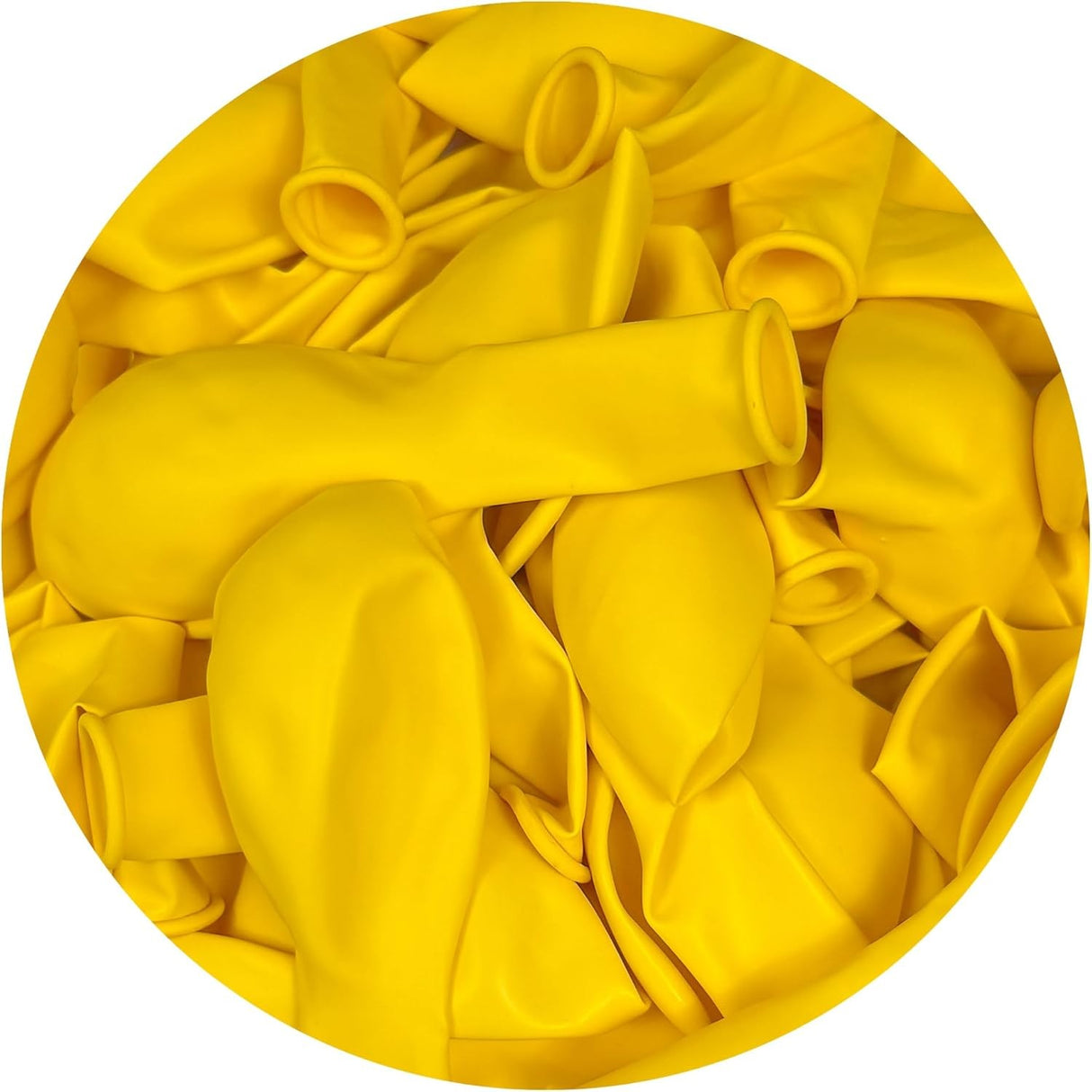 Set 12 Baloane, Flippy, din Latex Standard, 13 cm, Galben - vivimall.ro