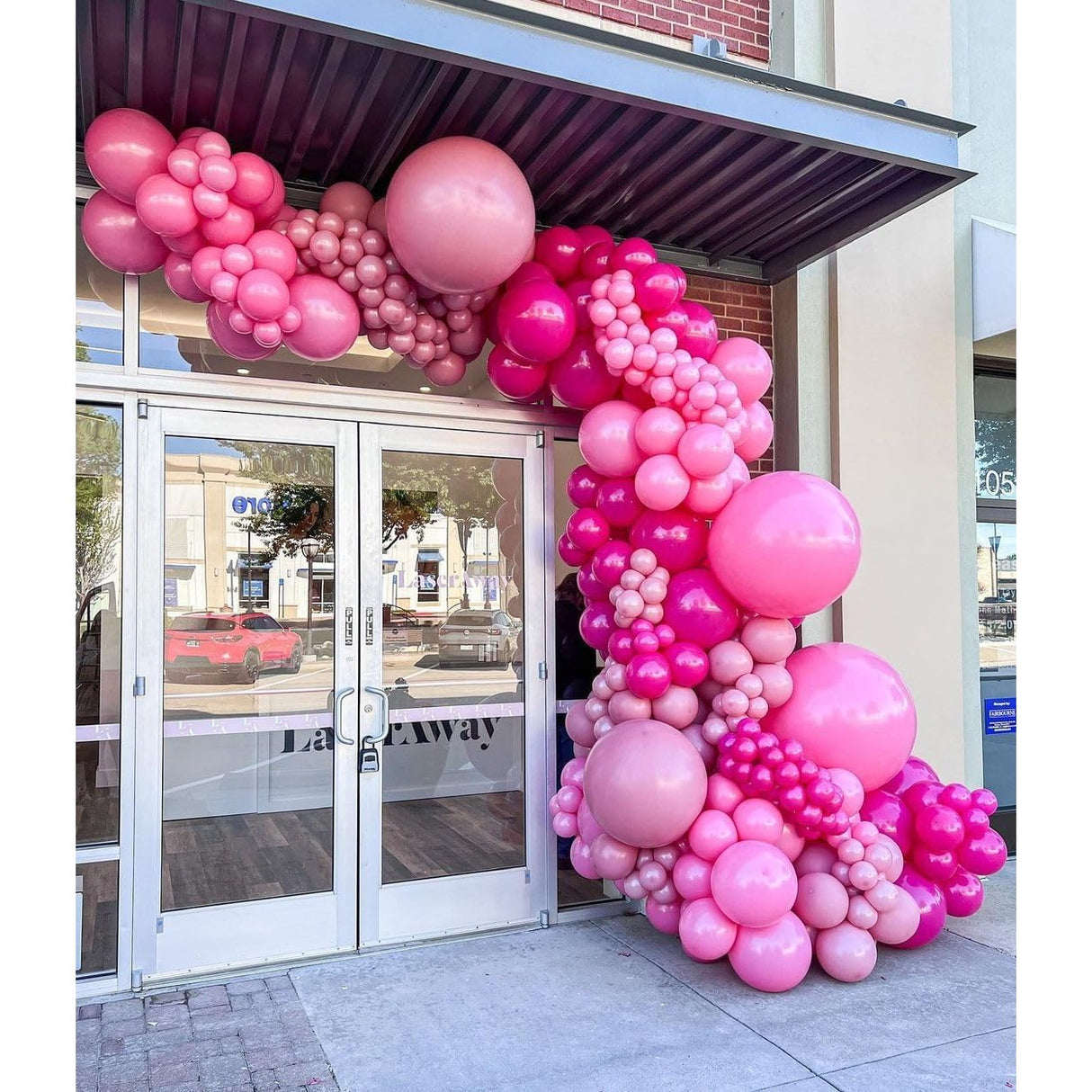 Set 12 Baloane, Flippy, din Latex Standard, 13 cm, Roz Zmeura - vivimall.ro