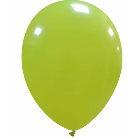 Set 12 Baloane, Flippy, din Latex Standard, 13 cm, Verde Lime - vivimall.ro