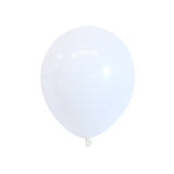 Set 12 Baloane, Flippy, din Latex Standard, 25 cm, Alb - vivimall.ro