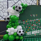 Set 12 Baloane, Flippy, din Latex Standard, 25 cm, Verde - vivimall.ro