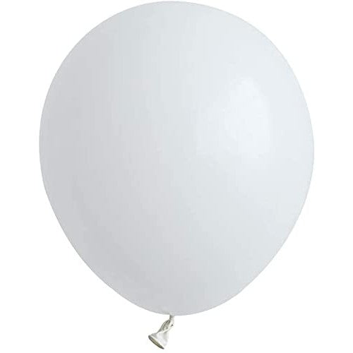 Set 12 Baloane, Flippy, din Latex Standard, 30 cm, Alb - vivimall.ro