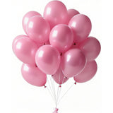 Set 12 Baloane, Flippy, din Latex Standard, 30 cm, Roz Deschis - vivimall.ro