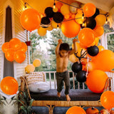 Set 12 Baloane, Flippy, din Latex Standard, 30 cm, Portocaliu - vivimall.ro