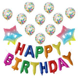 Set 12 Baloane Pentru Aniversare Happy Birthday | BalloonMagic