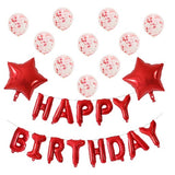 Set 12 Baloane Pentru Aniversare Happy Birthday | BalloonMagic