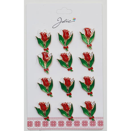 Set 12 Brose Martisor Primavara Lalea - vivimall.ro